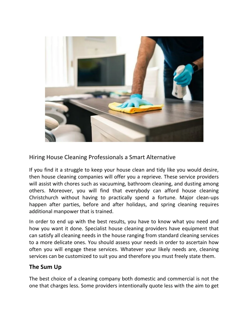 PPT Commercial and Residential Cleaning Company Christchurch