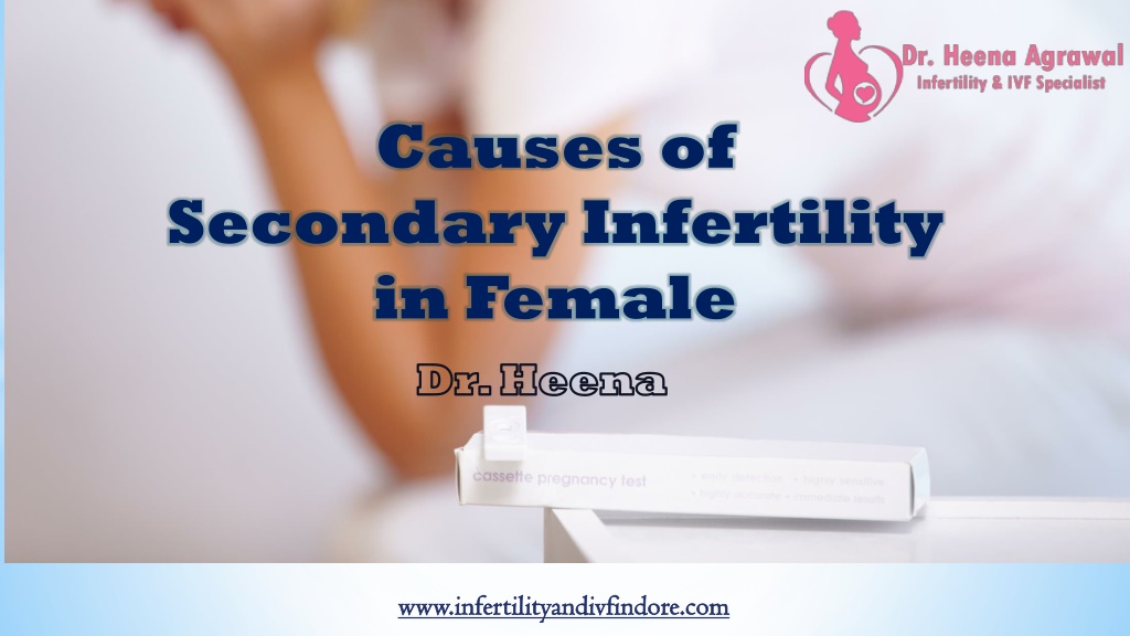 Ppt Causes Of Secondary Infertility In Female Dr Heena Powerpoint Presentation Id 11014571