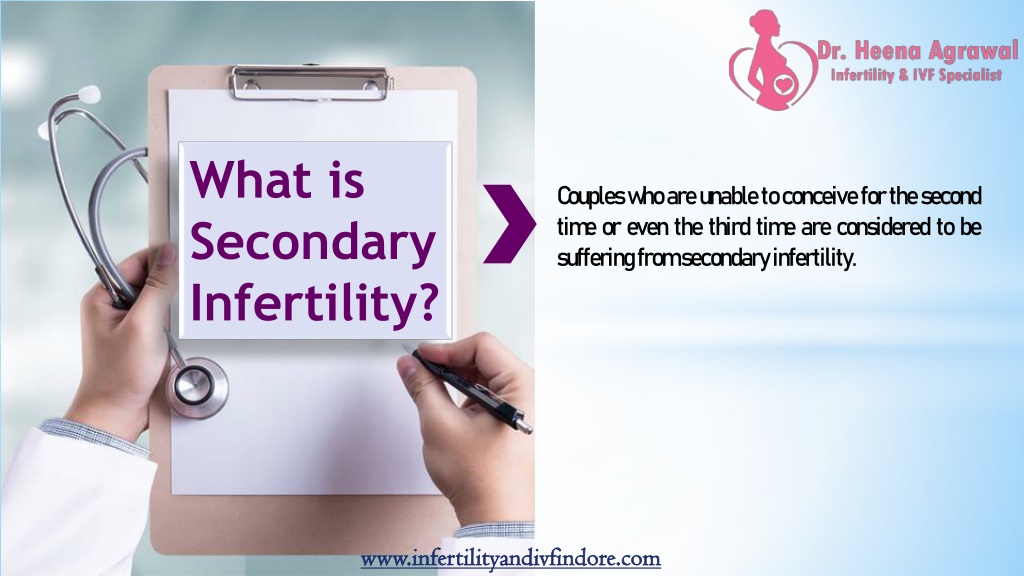 Ppt Causes Of Secondary Infertility In Female Dr Heena Powerpoint Presentation Id 11014571