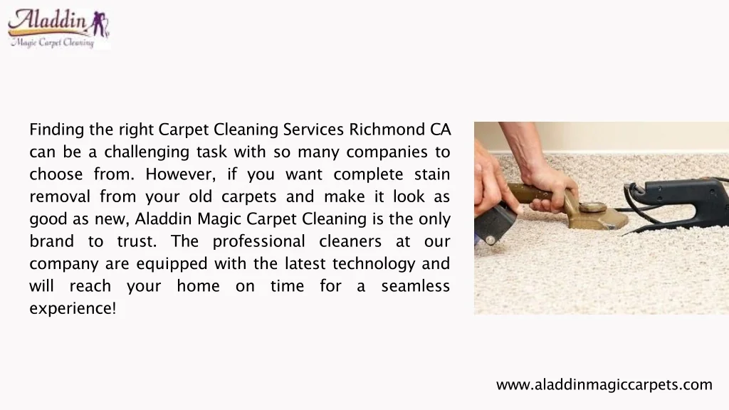 PPT Carpet Cleaning Services Richmond CA PowerPoint Presentation