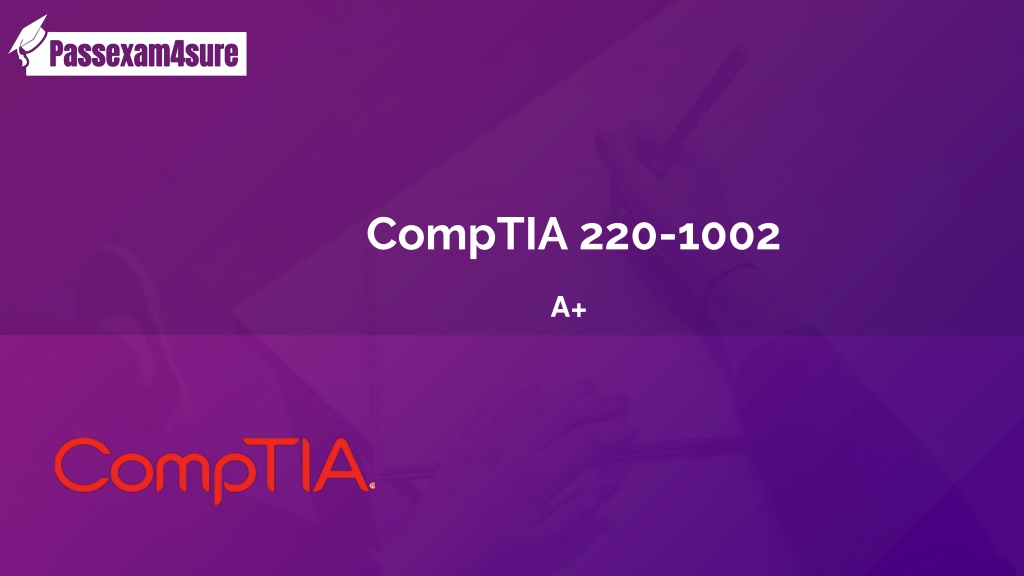 PPT - Latest CompTIA 220-1002 Practice Exam Questions | Pass 220-1002 ...