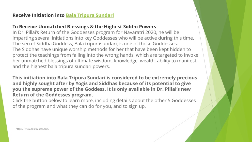 PPT - Siddha Secrets Of Goddess Sri Bala Tripura Sundari PowerPoint ...