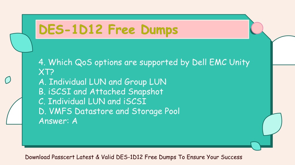 DES-1D12 Reliable Dumps Pdf