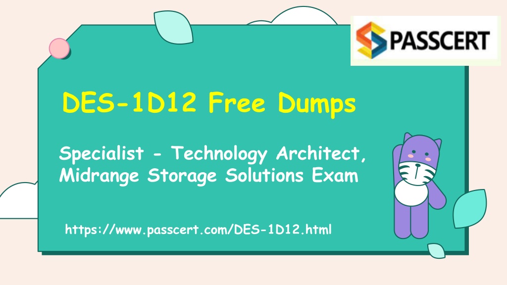 DES-1D12 Valid Dumps Pdf