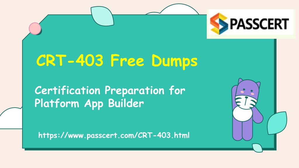 PPT - Salesforce Platform App Builder CRT-403 Exam Dumps Sns-Brigh10