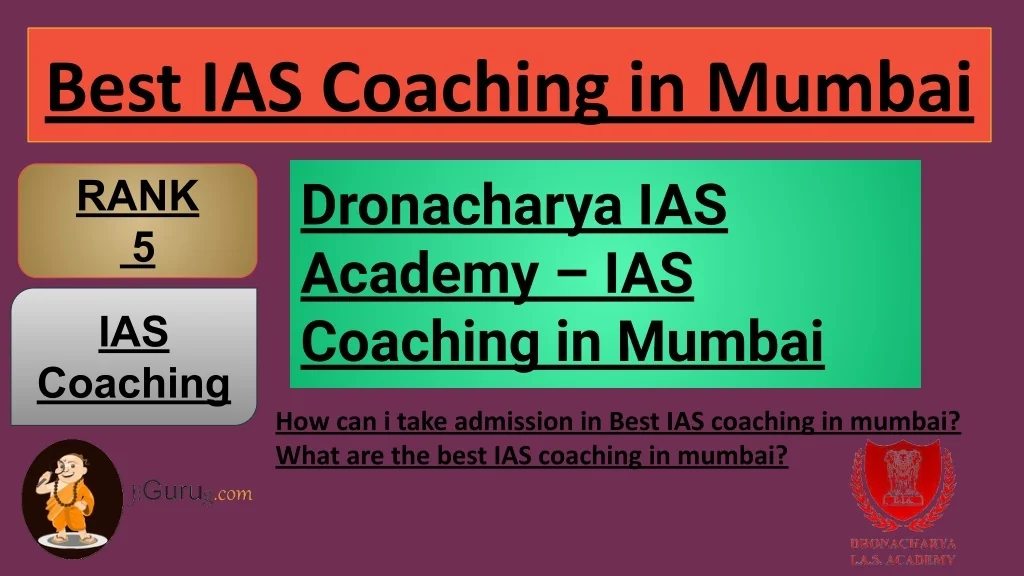 PPT - Best IAS Coaching in Mumbai PowerPoint Presentation, free ...