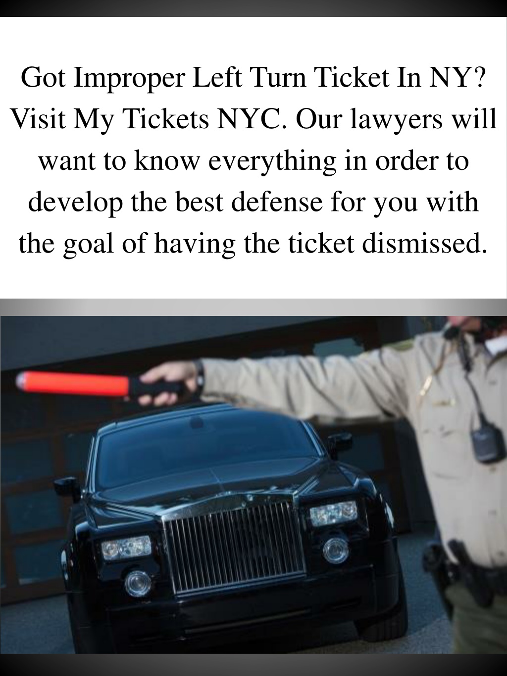 PPT - Got Improper Left Turn Ticket NY PowerPoint Presentation, free ...