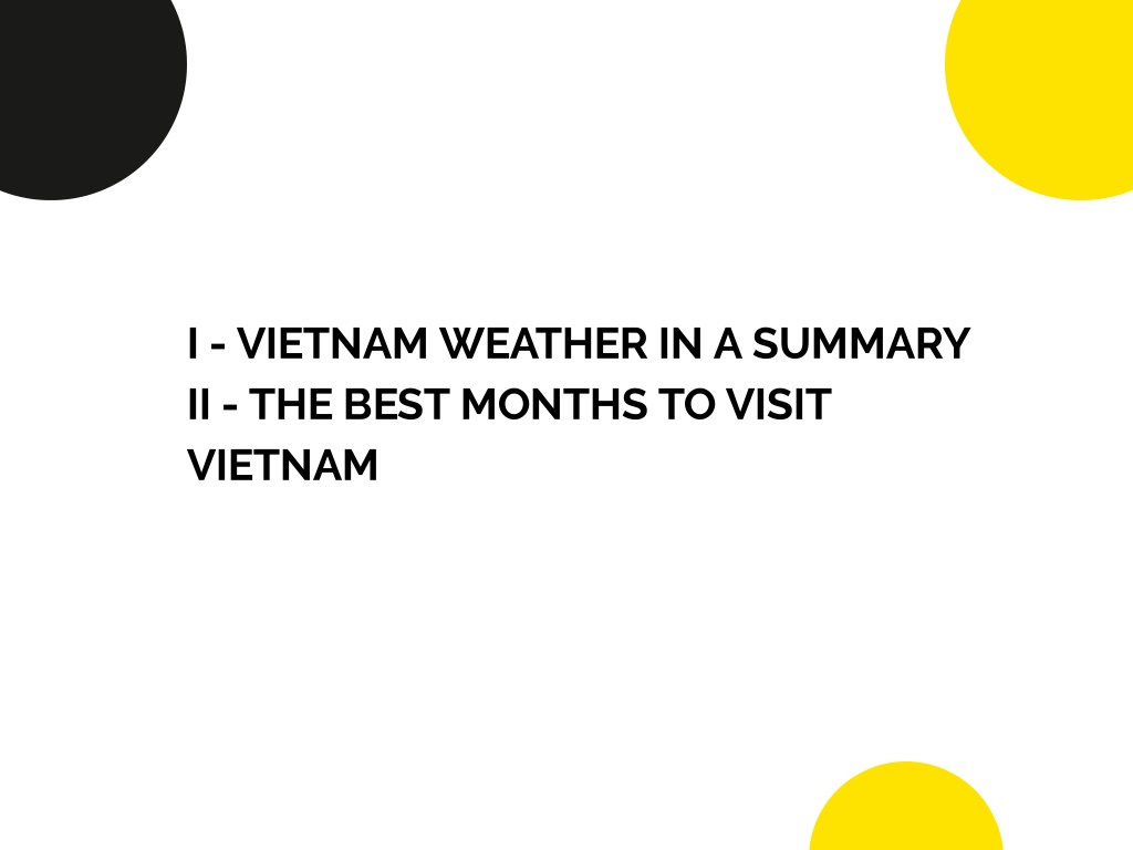 PPT BEST TIME TO VISIT TO VIETNAM PowerPoint Presentation, free