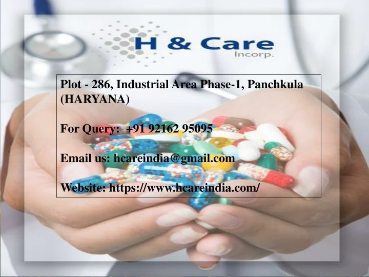 PPT H & CARE INCORP PowerPoint Presentation, free download ID11021610