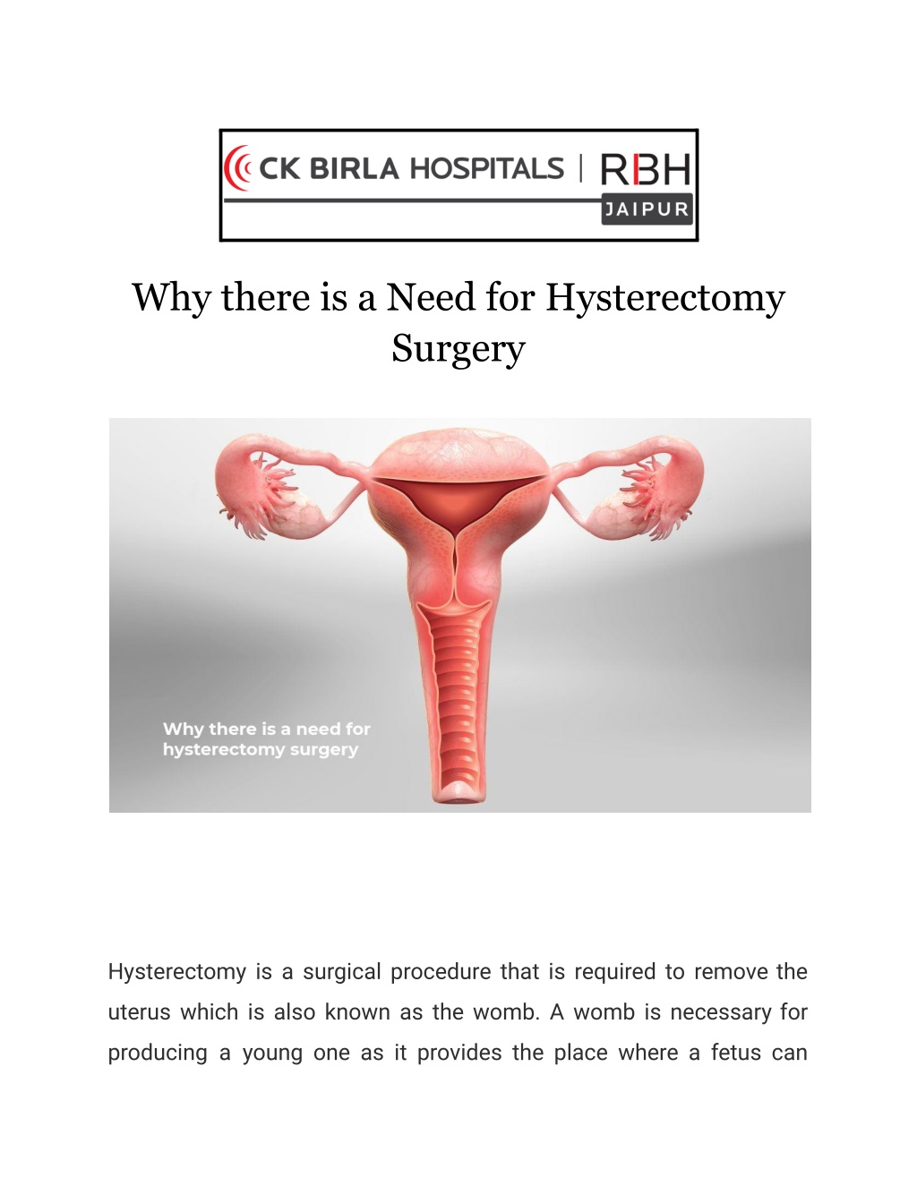 Ppt Why There Is A Need For Hysterectomy Surgery Powerpoint Presentation Id11022253