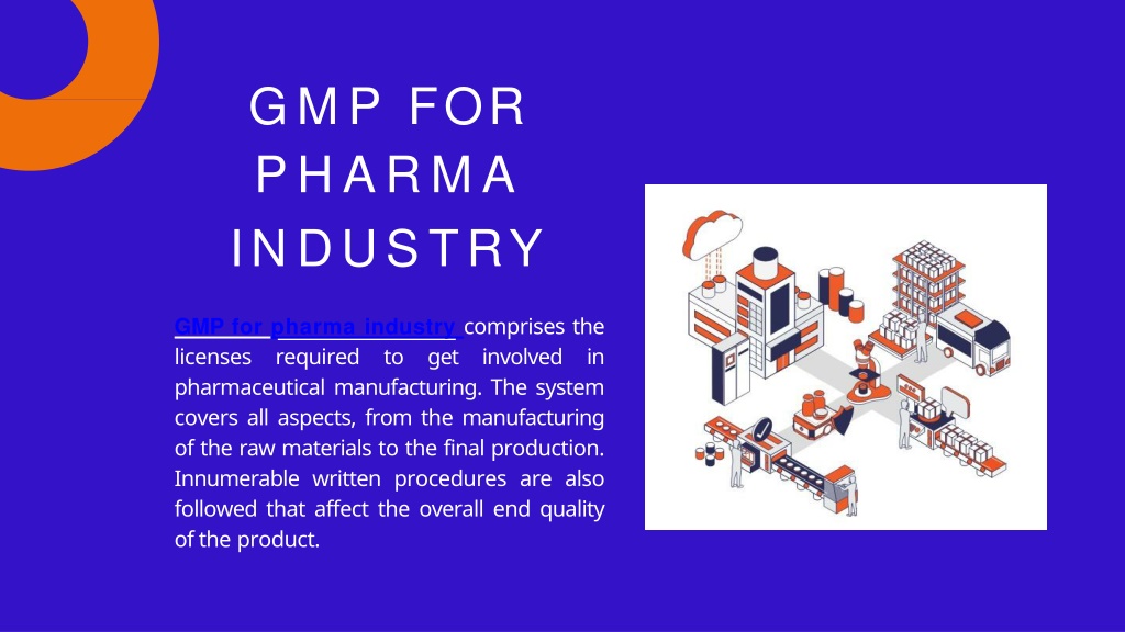 PPT - GMP for Pharma Industry PowerPoint Presentation, free download ...