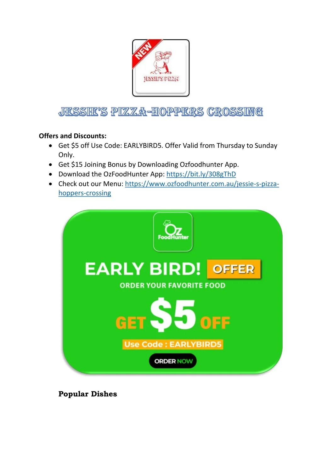 PPT Jessie's PizzaHoppers Crossing PowerPoint Presentation, free