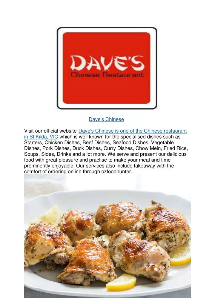 Dave S Chinese Visit Our Official Website Dave N 