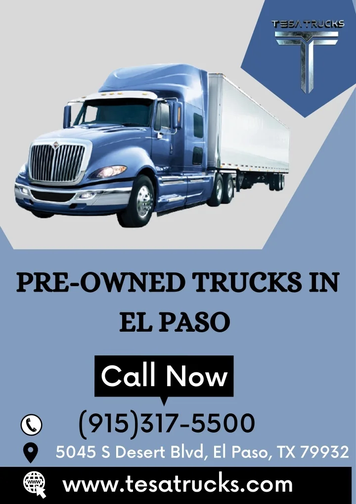 PPT PreOwned Trucks in El Paso Get Your Dream Trucks At Reasonable
