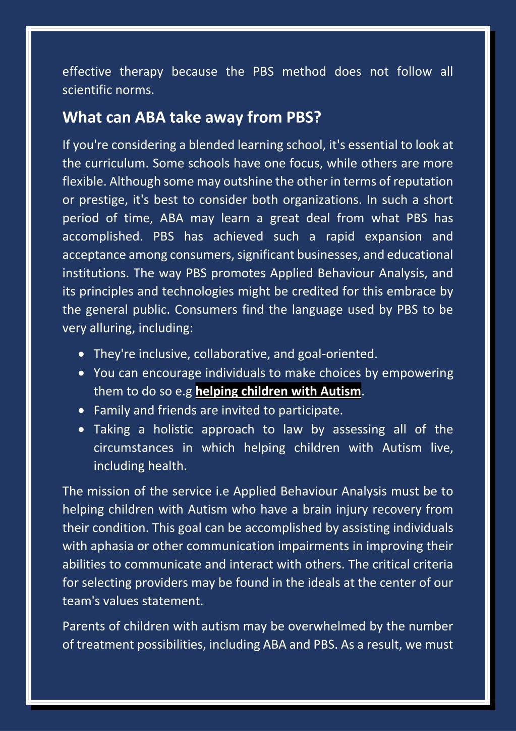 PPT - Trends In ABA And PBS That You Should Be Aware Of PowerPoint ...