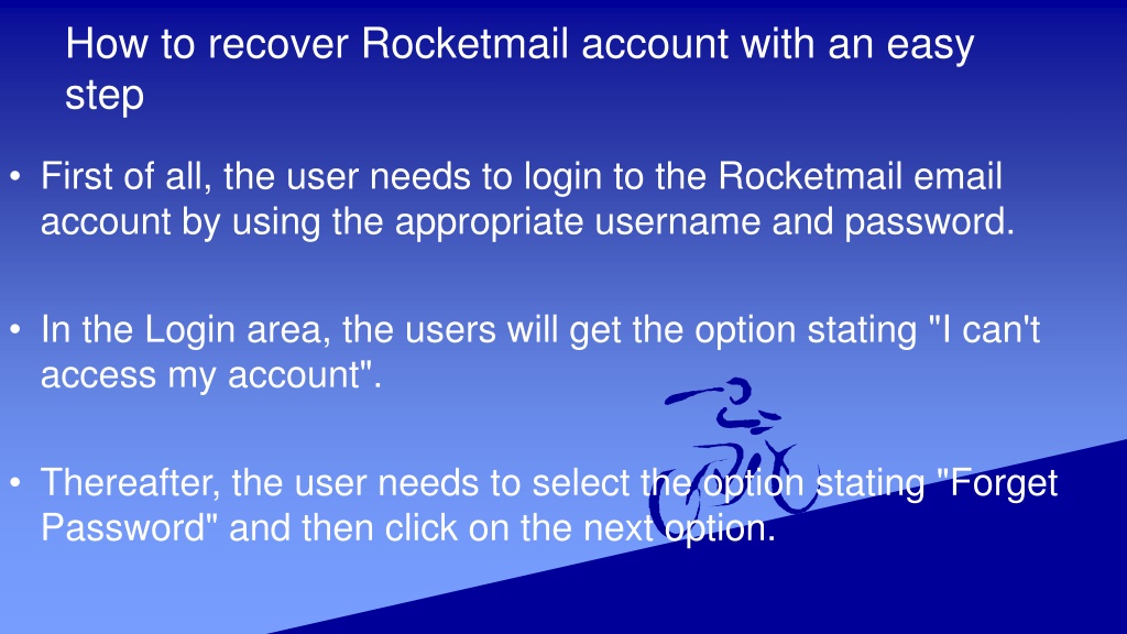 How Do I Recover My Rocketmail Account