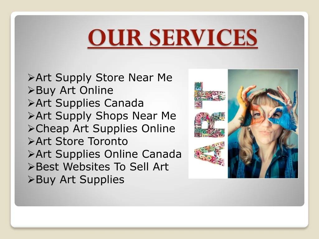 PPT King’s Framing and Art Gallery Art Supply Company in Canada