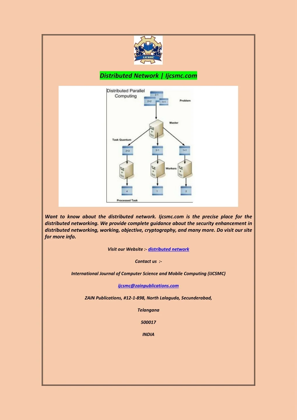 PPT - Distributed Network Ijcsmc PowerPoint Presentation, free download ...