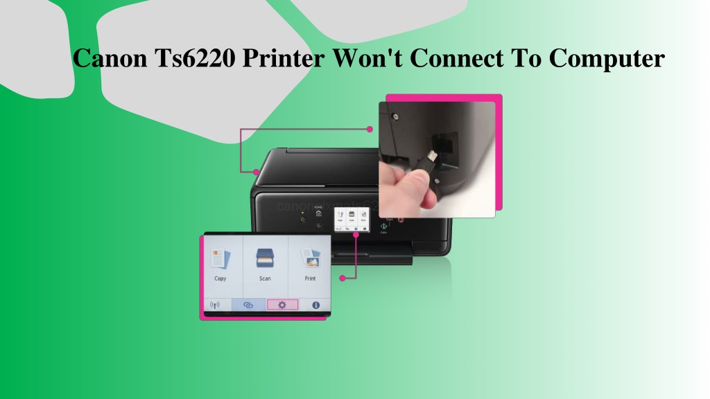 Ppt how to fix your canon ts6220 printer wont connect to computer
