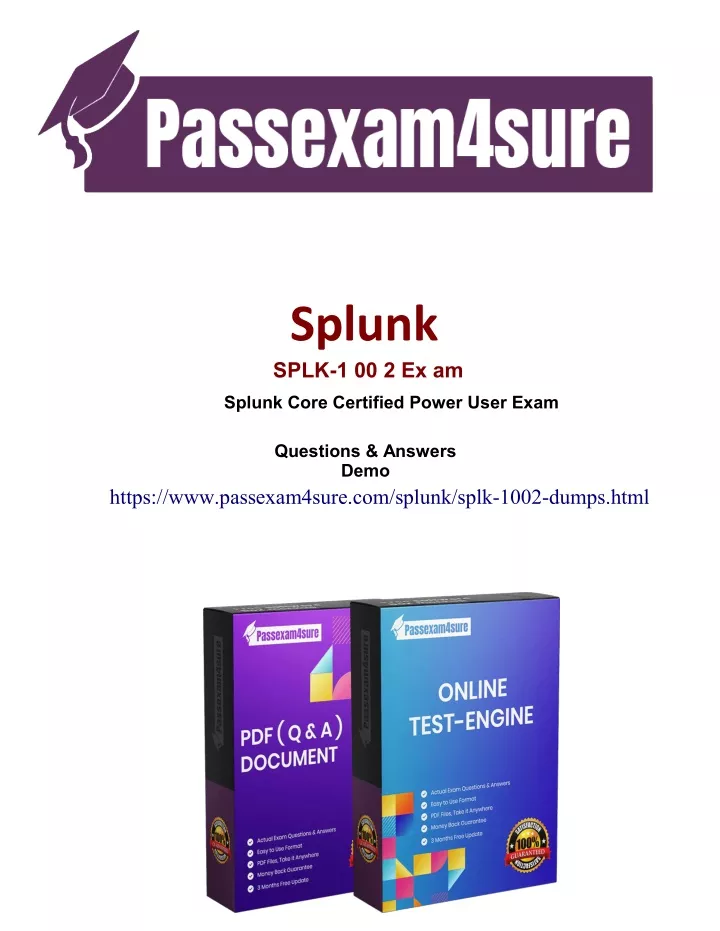 SPLK-1002 Exam Objectives Pdf