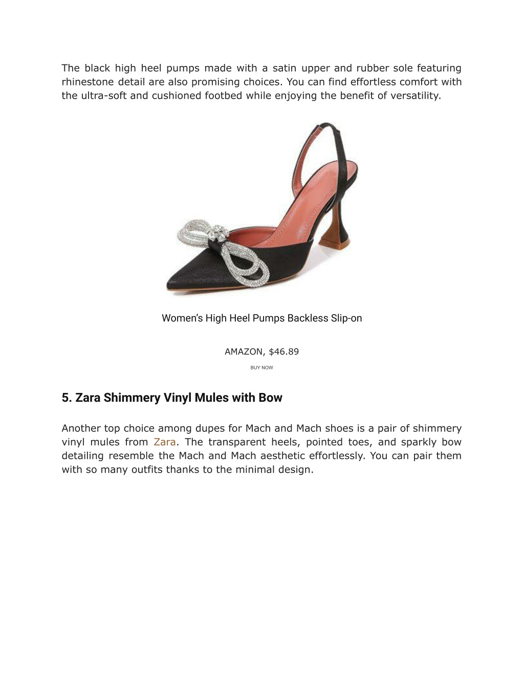 PPT - Best Mach & Mach Sparkly Heels Dupes PowerPoint Presentation - ID ...