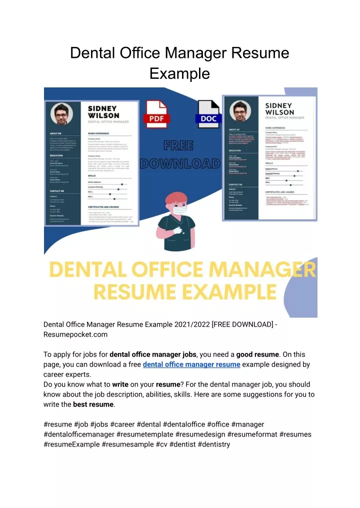 ppt-dental-office-manager-resume-examples-resume-writing-guide-free