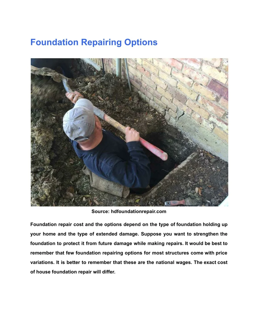 PPT - Foundation Repair Cost: Know All About PowerPoint Presentation ...