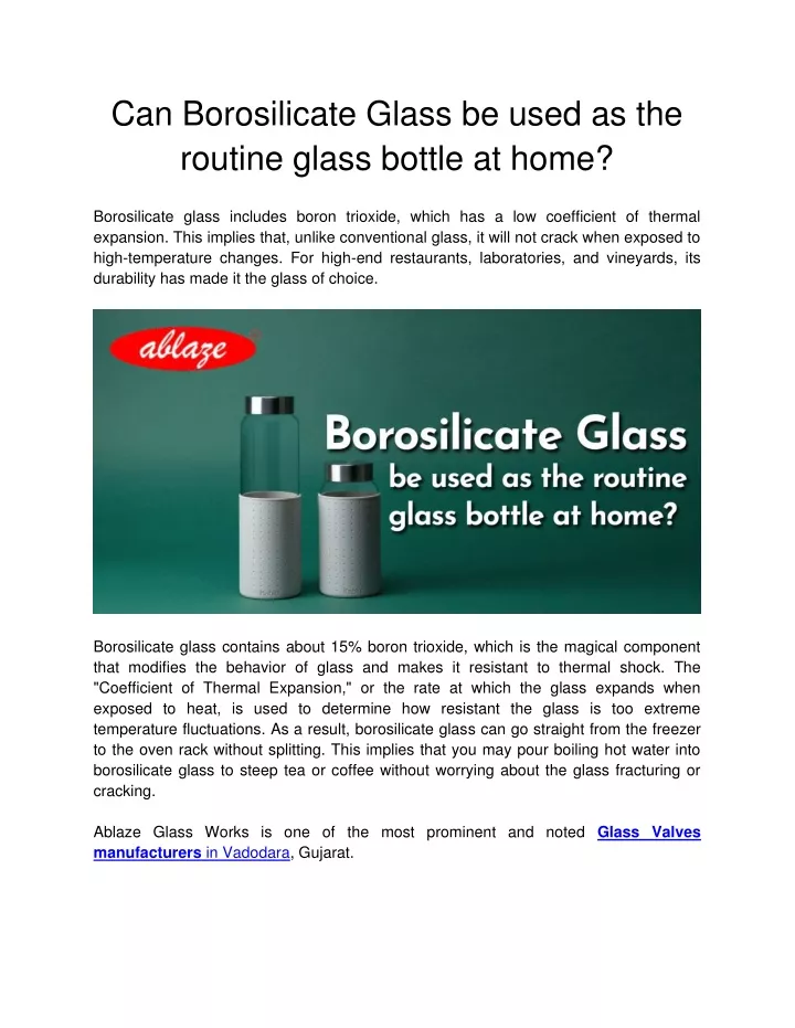 ppt-ablaze-glass-works-can-borosilicate-glass-be-used-as-the