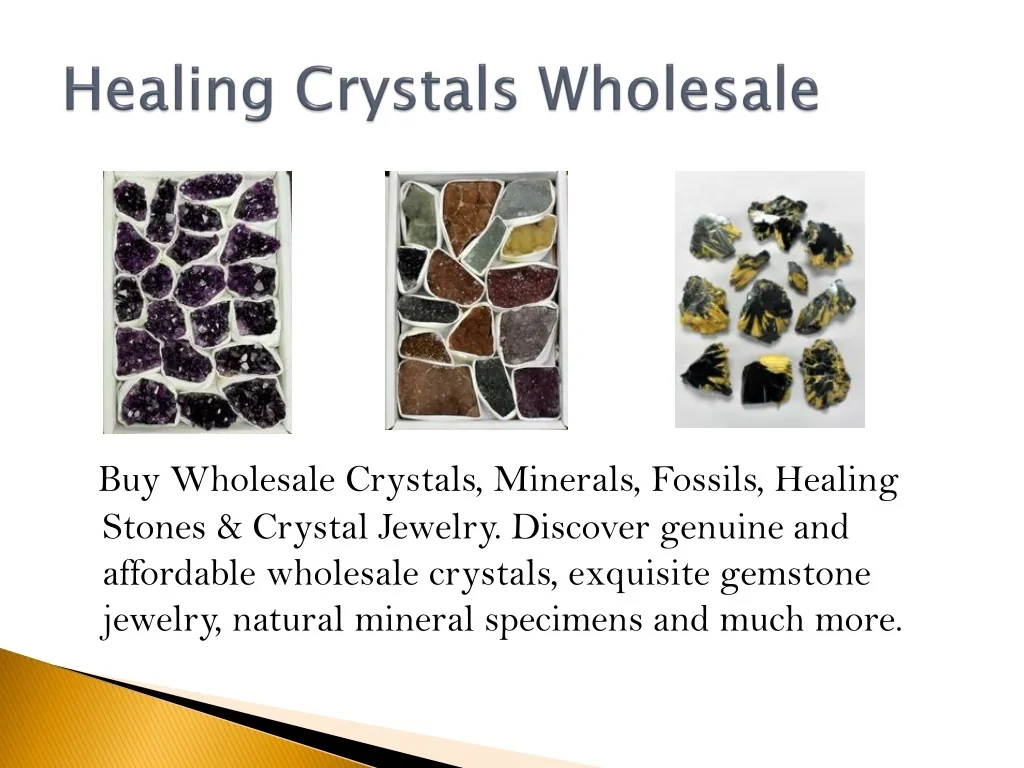 PPT Place to Buy Healing Crystals Wholesale. PowerPoint Presentation