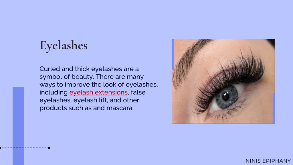 Ppt Eyelash Extensions And Lift Expert Ninis Epiphany Powerpoint