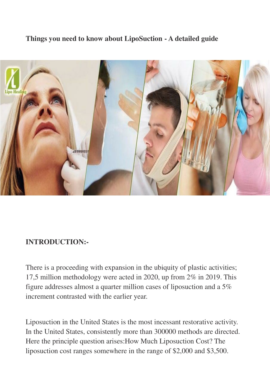 Ppt Things You Need To Know About Liposuction A Detailed Guide Powerpoint Presentation Id 