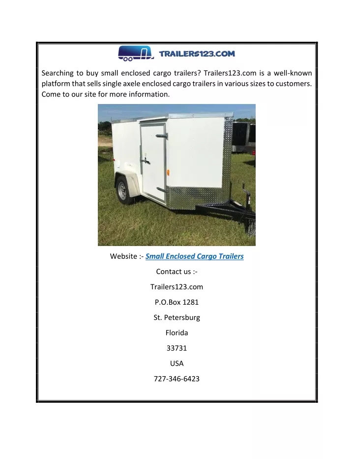 ppt-small-enclosed-cargo-trailers-trailers123-powerpoint