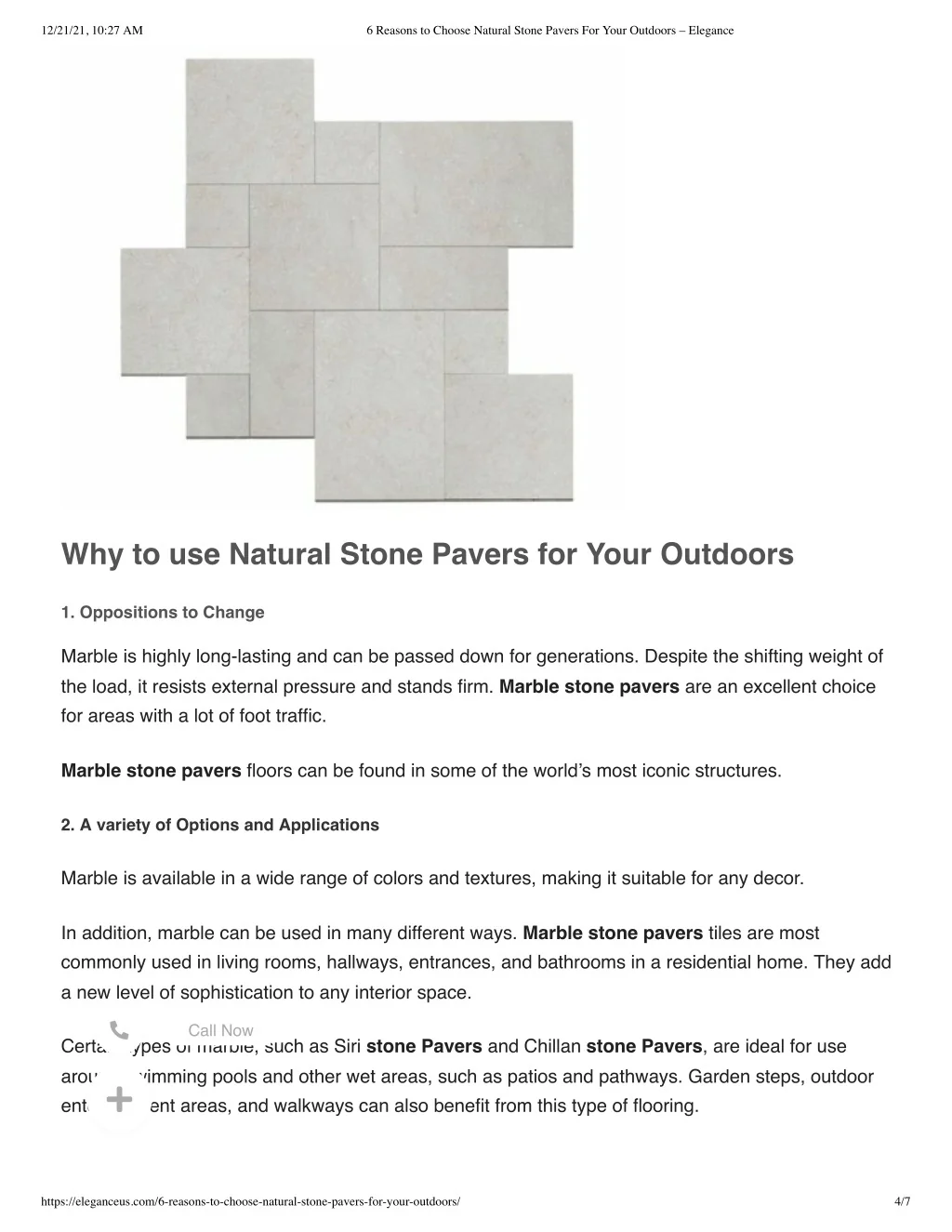 PPT - 6 Reasons to Choose Natural Stone Pavers For Your Outdoors ...