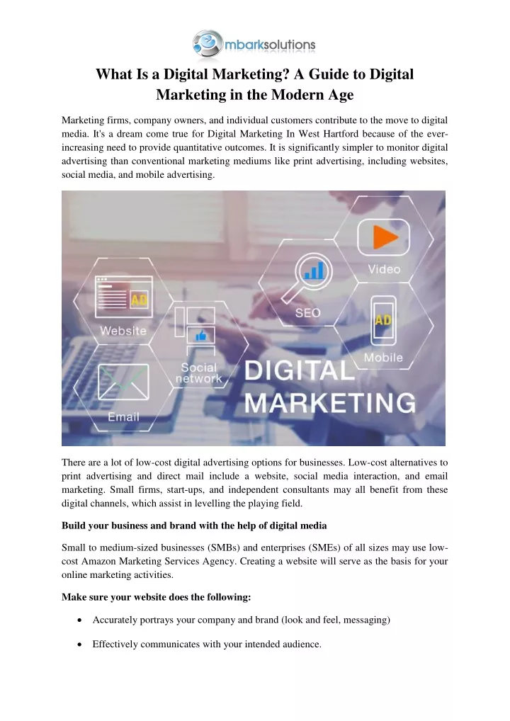 PPT - What Is a Digital Marketing? A Guide to Digital Marketing in the ...