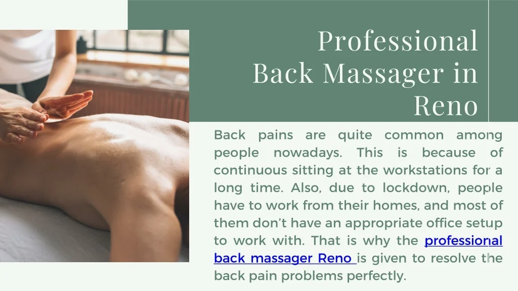 PPT Best massage parlor Reno OrientalMassageReno PowerPoint