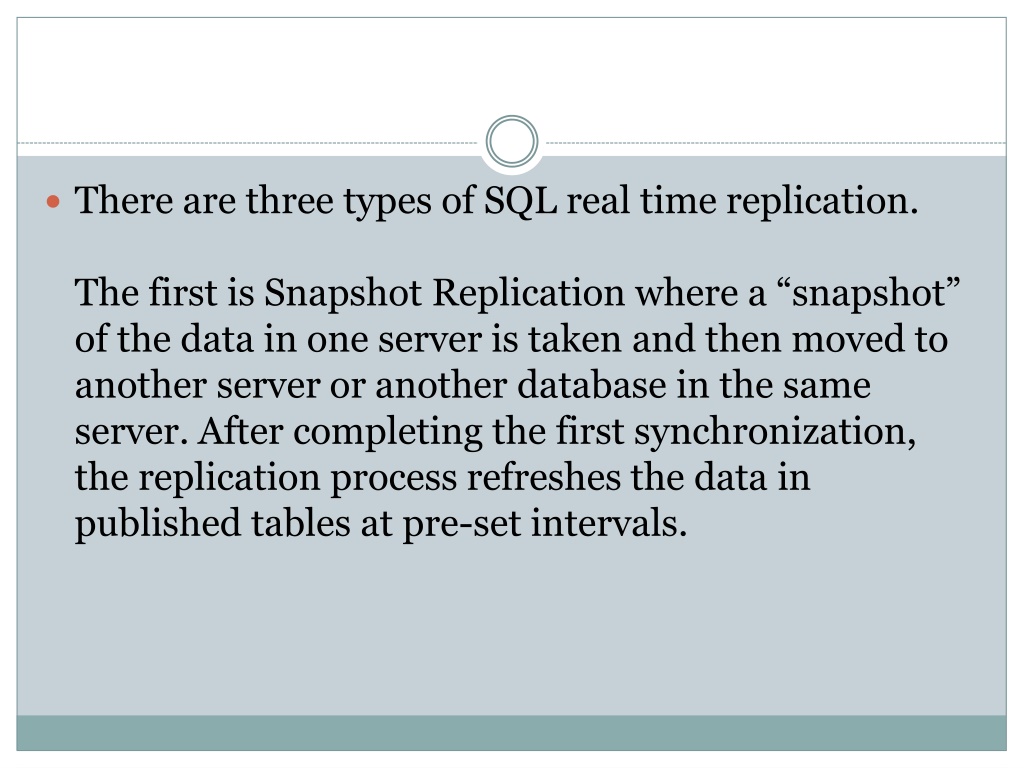 PPT - Microsoft SQL Server Replication – The Functionalities PowerPoint ...