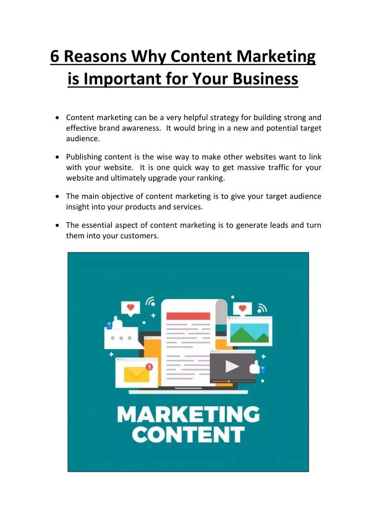 PPT   Why Content Marketing Is Important