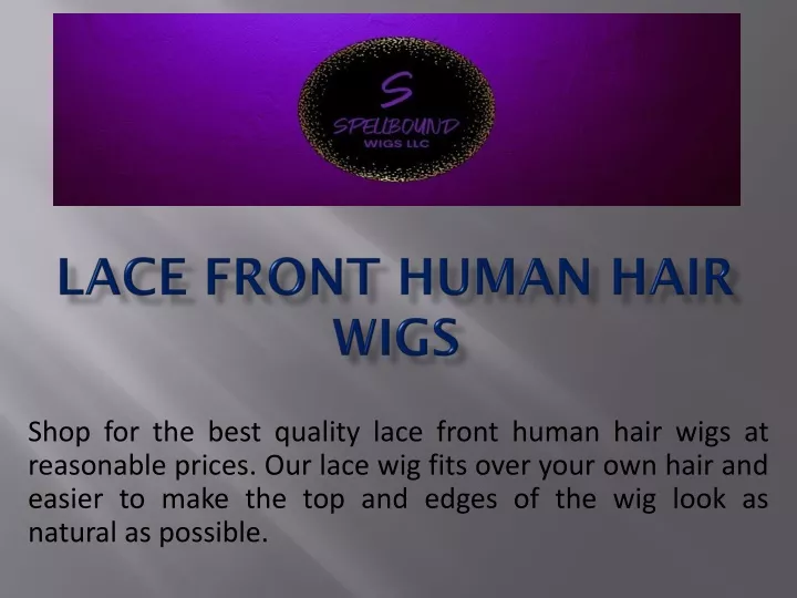6. Blue Human Hair Wig with Lace Front - wide 10