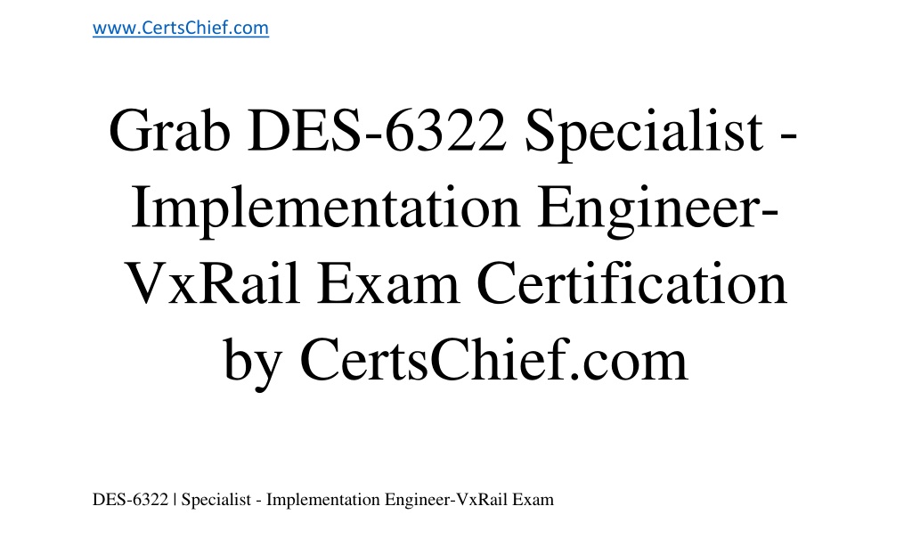 DES-6322 Exam Testking