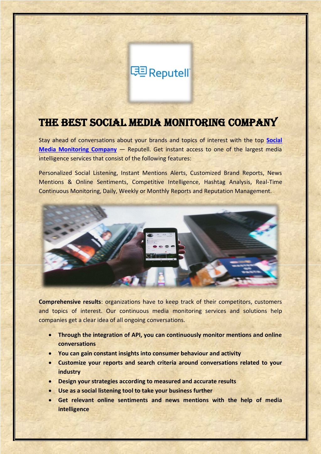 PPT - The Best Social Media Monitoring Company PowerPoint Presentation ...