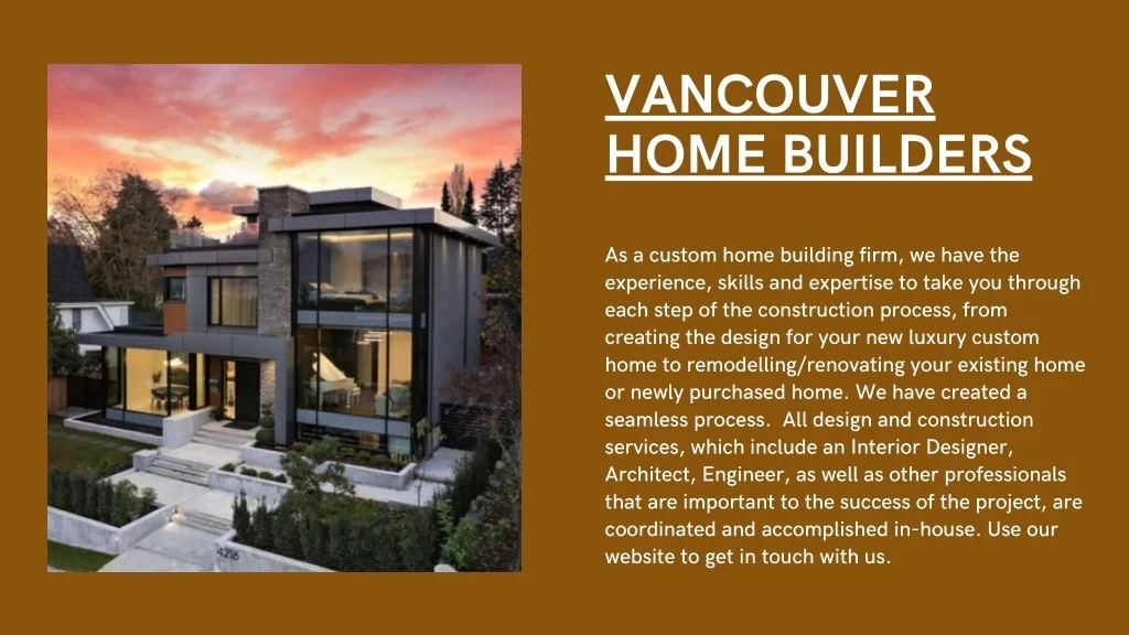 PPT Vancouver Home Builders Easyway Custom Homes Builder Surrey