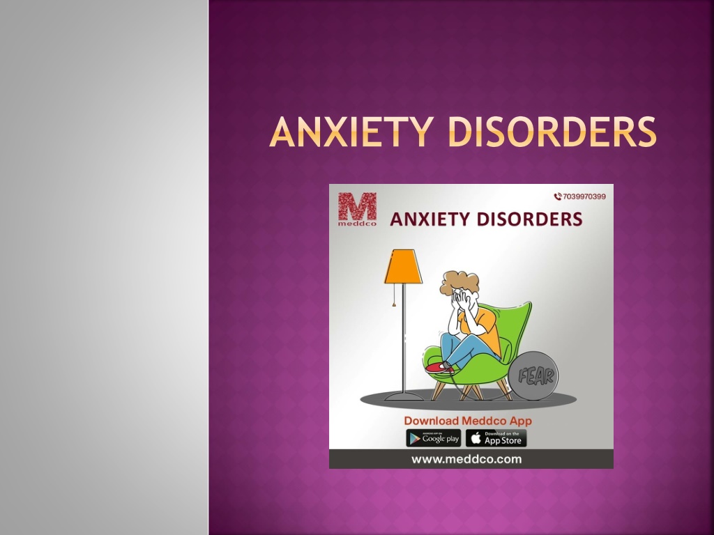 PPT - Anxiety Disorders PowerPoint Presentation, Free Download - ID ...