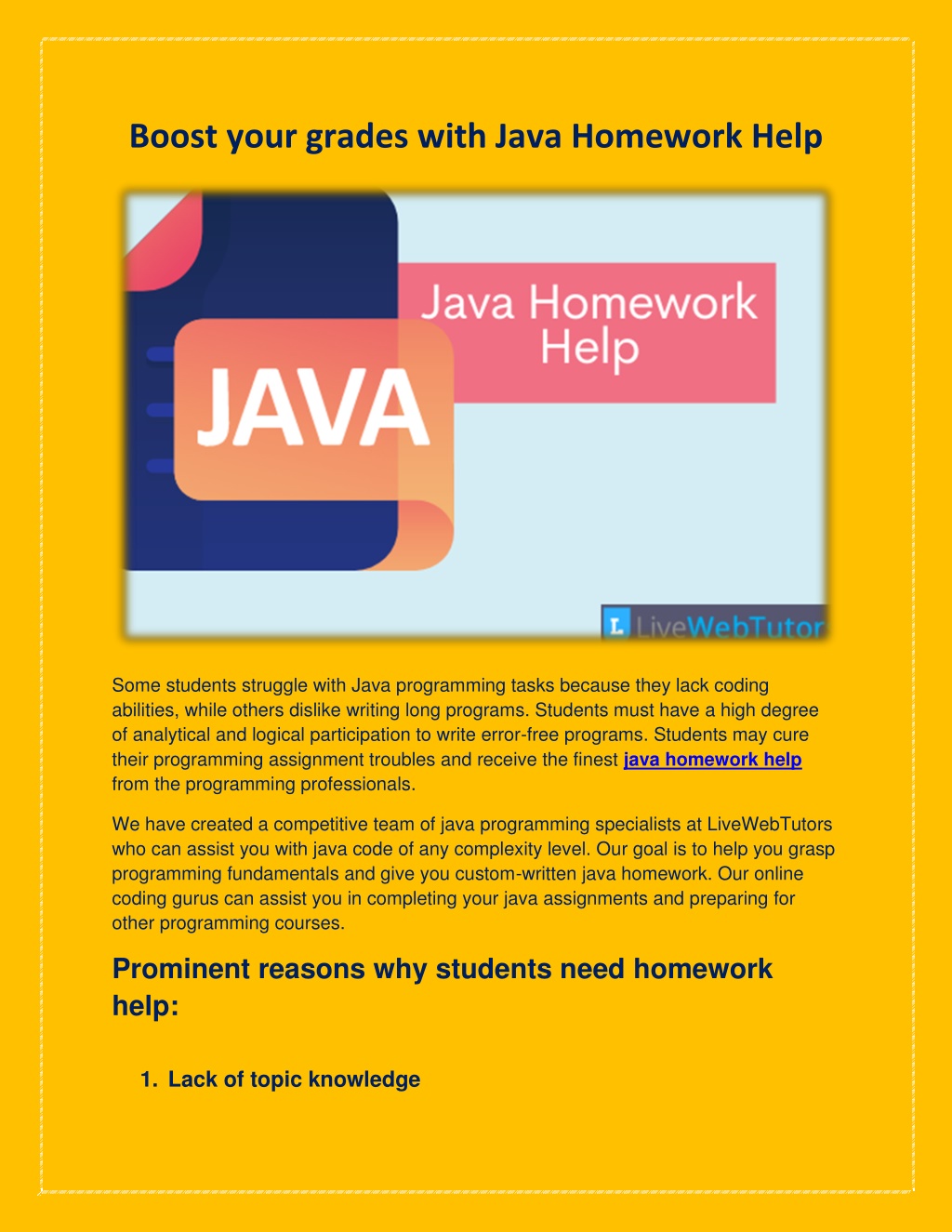 java homework help free