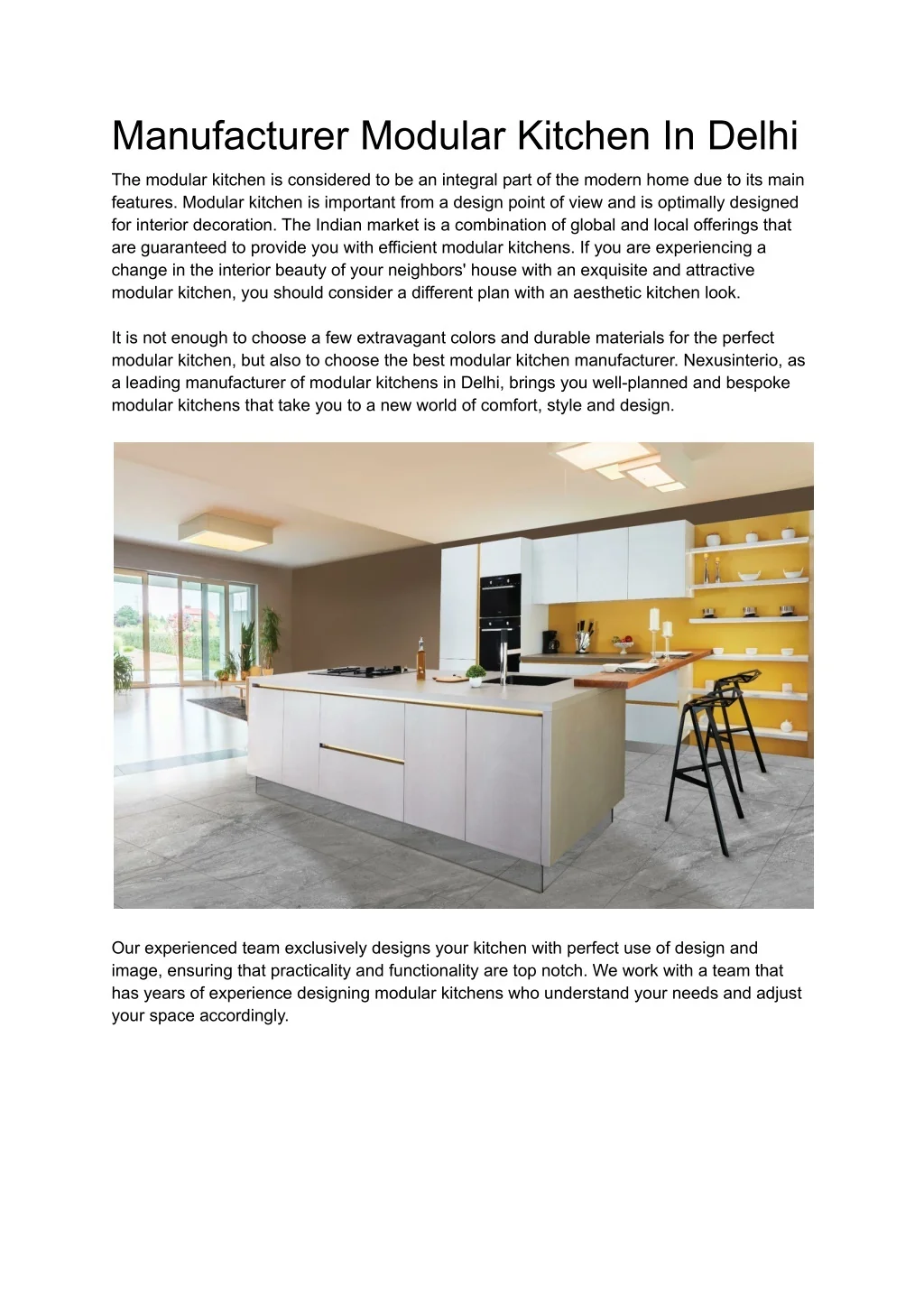 PPT - Manufacturer Modular Kitchen In Delhi PowerPoint Presentation ...