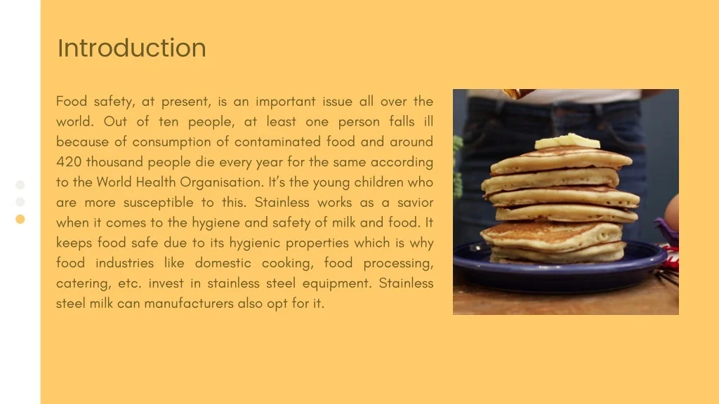 PPT Why Is Stainless Steel Hygienic For Milk And Food PowerPoint