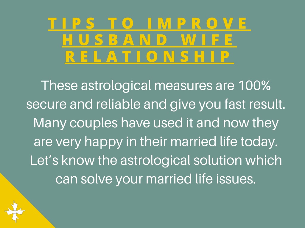 Ppt Astrological Tips To Improve Husband Wife Relationship Powerpoint Presentation Id11045884 5239