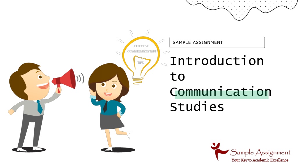 PPT - A Brief Introduction To Communication Studies | Sample Assignment ...