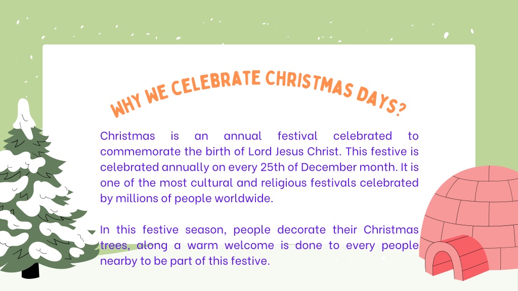 PPT - Christmas Days Celebration 2021 PowerPoint Presentation, free ...