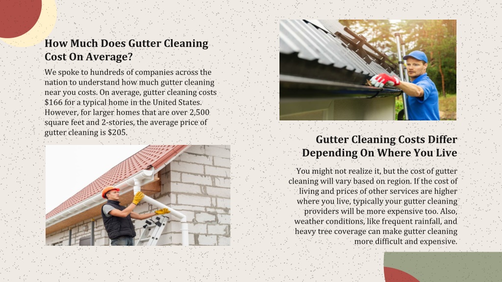 PPT How Much Does Gutter Cleaning Cost PowerPoint Presentation, free download ID11048772