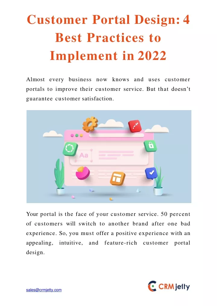 Customer Portal Design 4 Best Practices To Implement In 2022 N 